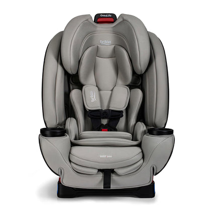Britax One4Life All-in-One Car Seat, Up to 10 Years of Use, Rear Facing, Forward Facing, & Booster Modes, Extended Rear-Facing, ClickTight Installation & Breathable SafeWash Fabrics — Teak