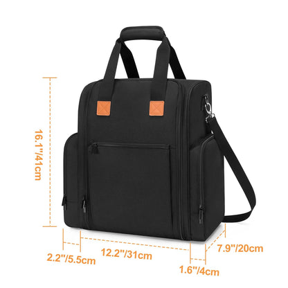 Yarwo Carrying Case Compatible with Baby Brezza Formula Pro Advanced (WiFi) Dispenser, Insulated Bottle Warmer Travel Bag for Maker, Bottles, Infant Formula, Toys & Essentials