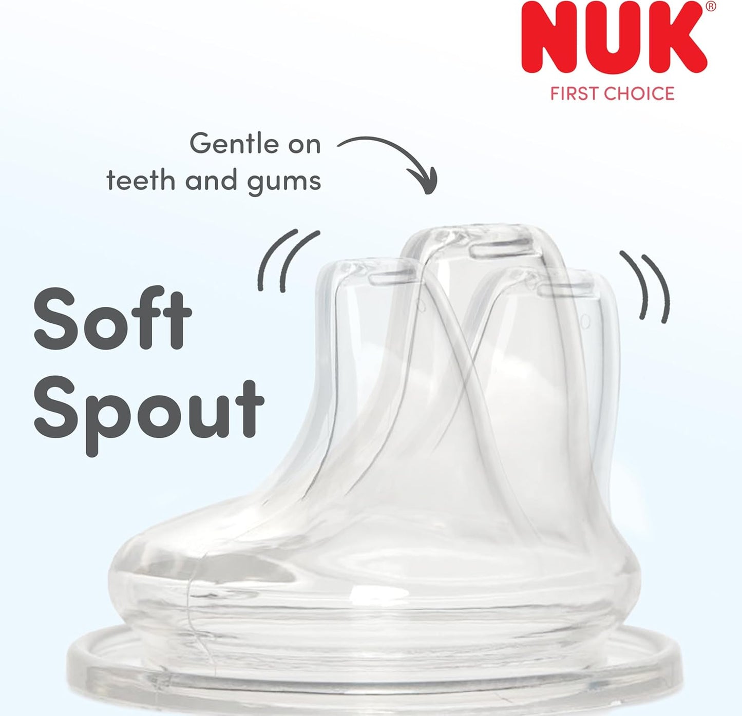 NUK Mickey Mouse Large Learner Cup 10oz 2pk – BPA Free, Spill Proof Sippy Cup