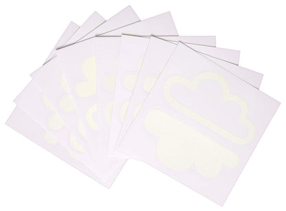 Ubbi Panda Peel and Stick Decal Stickers, Decorative Sticker for Diaper Pail or Baby Nursery
