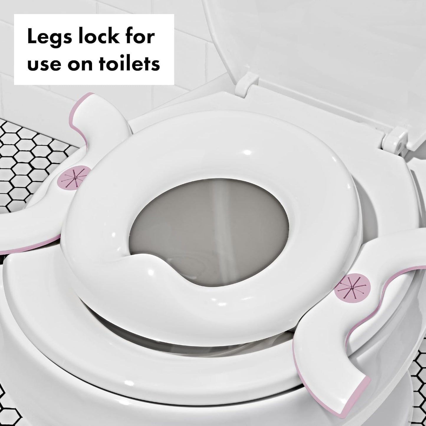 OXO Tot 2-in-1 Go Potty with Travel Bag | for Potty Emergencies at Home or on the go | Portable Toilet Training | Opens Quickly for Emergencies | for standalone use or on Grown-up Toilets