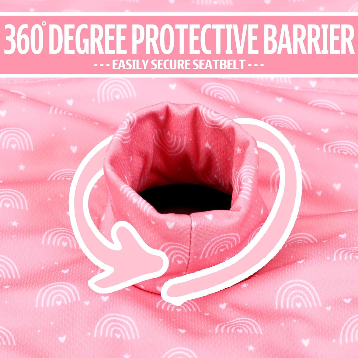 HunnmingRe 2 Pack Floral Car Seat Protector for Potty Training Waterproof Piddle Pad Cover from Spillages Nappy Leaks Toilet Training Anti Slip Backing Strollers Carseat Liner for Toddlers Babies