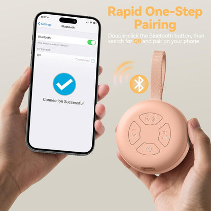 Portable Sound Machine for Baby | White Noise | 12 Soothing Sounds | Noise Canceling for Travel, Office, Nursery | Baby Shower | Registry Gift | Sleep Soother for Babies Kids Adults | Putty