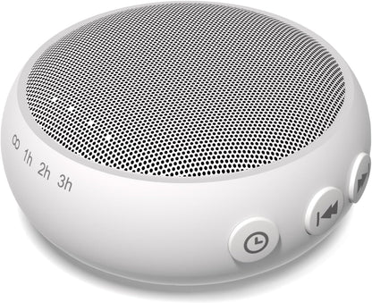 Continuous Sound Machine Battery Small White Noise Machine for Baby Kids Adult with 32 Soothing Sounds 32 Volume Levels Sleep Brown Noise Machine for Travel Office Privacy with 4 Timer & Memory