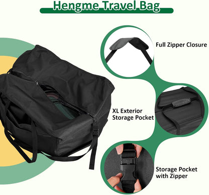 Baby Travel Stroller Bag - Compact & Airplane-Friendly Bags for MAMAZING 11.6 Lbs Lightweight Baby Strollers, Waterproof Carry Case for Car and Airplane Traveling, Black