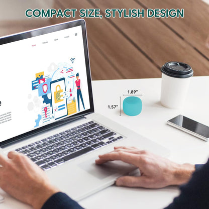Babelio White Noise Sound Machine for Adults Kids Baby, Mini, 15 Non-looping Sounds, Timer, Memory Function, Easy to Pocket and Travel White