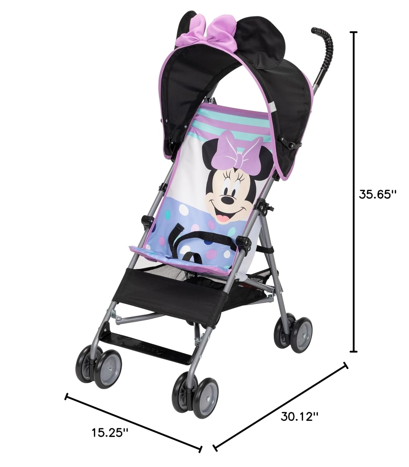 Disney Baby Character Umbrella Stroller, Eye-catching, Fun, 3D Stroller, Hide & Seek Mickey