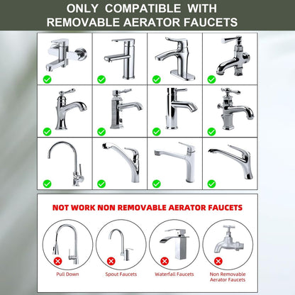 GASLIKE Handheld Bidet Sprayer, Toilet Cleaning, Baby Diaper, Hygienic Cleanup, Quick and Easy Installation, Multiple Uses, Stainless Steel, Brushed Finish