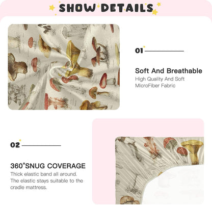 Baby Crib Sheet Cute Goose Flowers Crib Mattress for Boys and Girls Playard Sheet Soft Breathable Fitted Baby Mattress Cover 52x28in