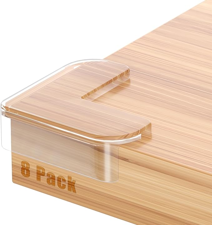 8 Pack Corner Protectors Baby Proof Corners and Edges Protector, Extra Large Clear Table Corner Protectors for Baby Safety Guards Bumpers Cover Sharp Furniture, L Shape