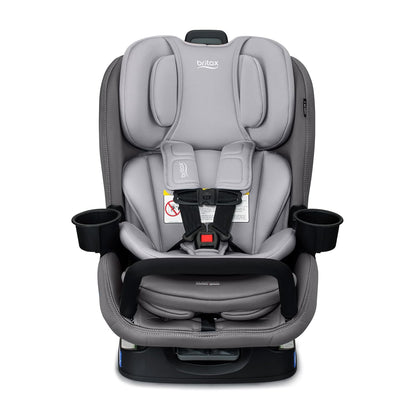 Britax Poplar S Convertible Car Seat, 2-in-1 Car Seat Extended Rear Facing, 17” Slim Car Seat Design with Fast & Easy ClickTight Installation, Anti-Rebound Bar & SafeWash Fabrics — Cowmooflage