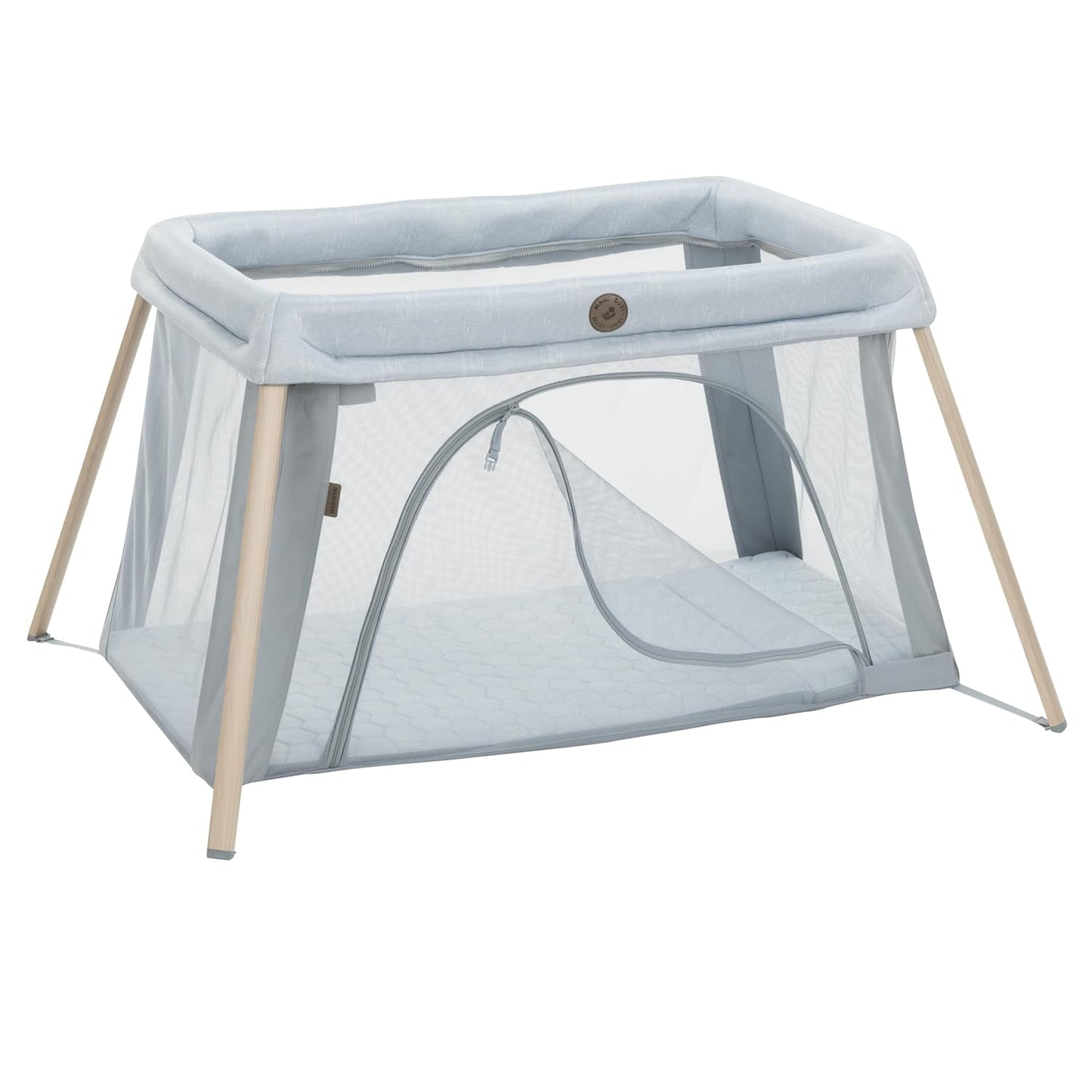Maxi-Cosi Calao Travel Playard, Infant Bassinet, Toddler Playpen, Portable, Lightweight, Foldable, Easy Setup, with Carry Bag, Breathable Mesh, Truffle