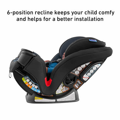 Graco® TriRide 3-in-1 Reclining Car Seat, Clybourne - Rear & Forward Facing Car Seat, Highback Booster, Adjustable Headrest