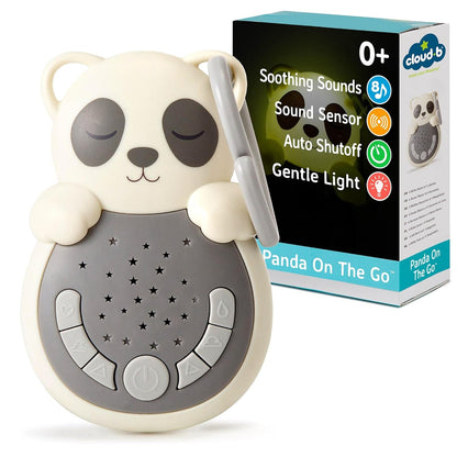 Cloud b Travel Comforting Sound Machine w/Calming Light | 4 White Noise and 4 Lullabies | Re-Activating Smart Sensor | Sweet Dreamz On the Go™ - Fox