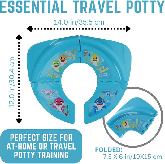 Nickelodeon Baby Shark Folding Potty Seat - Travel Potty Training Seat