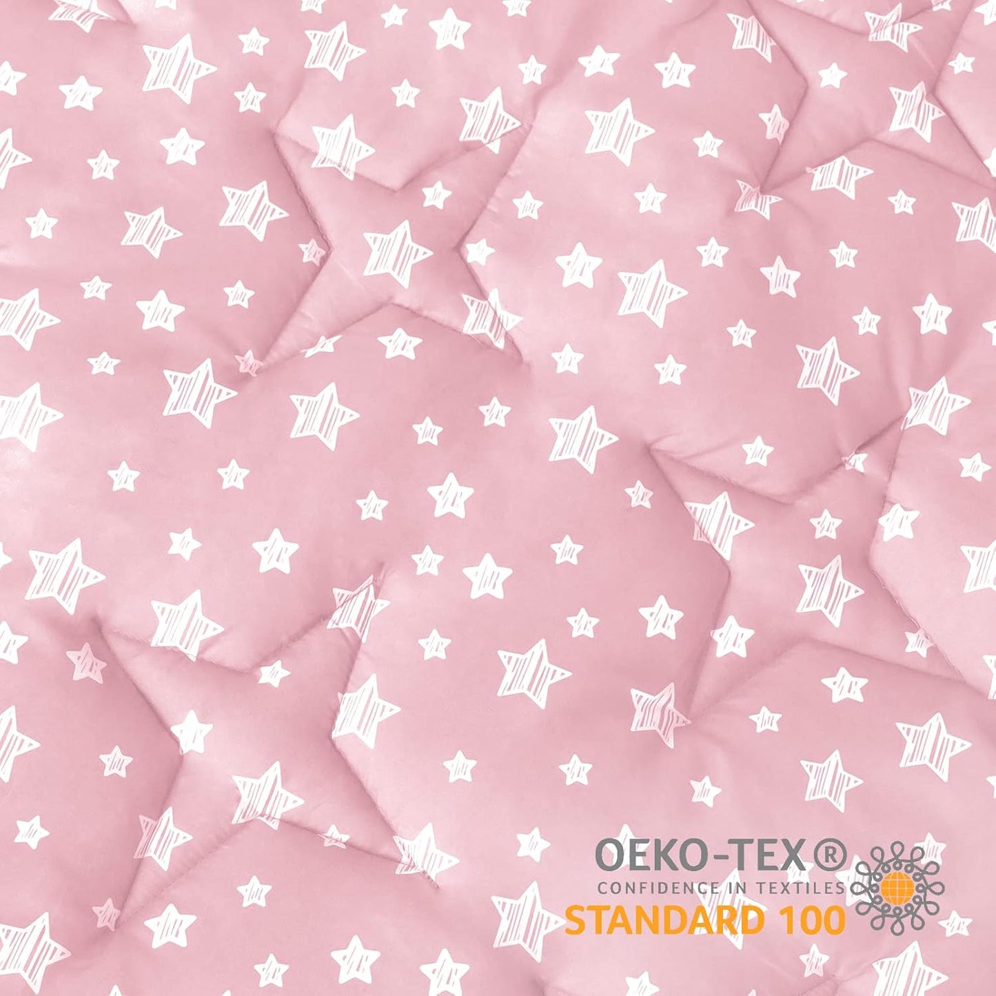 Octagon Playpen Mat Grey, Non Slip 8 Panel Playpen Mattress Mat Fits Regalo Extra Large Play Yard and hiccapop XL 69" Baby Playpen, Grey Star Octagon Playard Pad