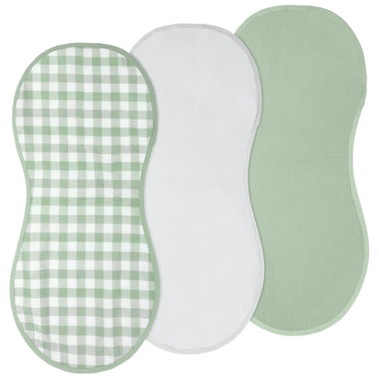 Hahafelt 3 Pcs Changing Pad Liners Fits in Peanut Shape Changing Pad Waterproof Diaper Mats Organic Cotton Peanut Mats are Warm on Baby's Back, Washable Reusable (Starry Style,Multicolor)