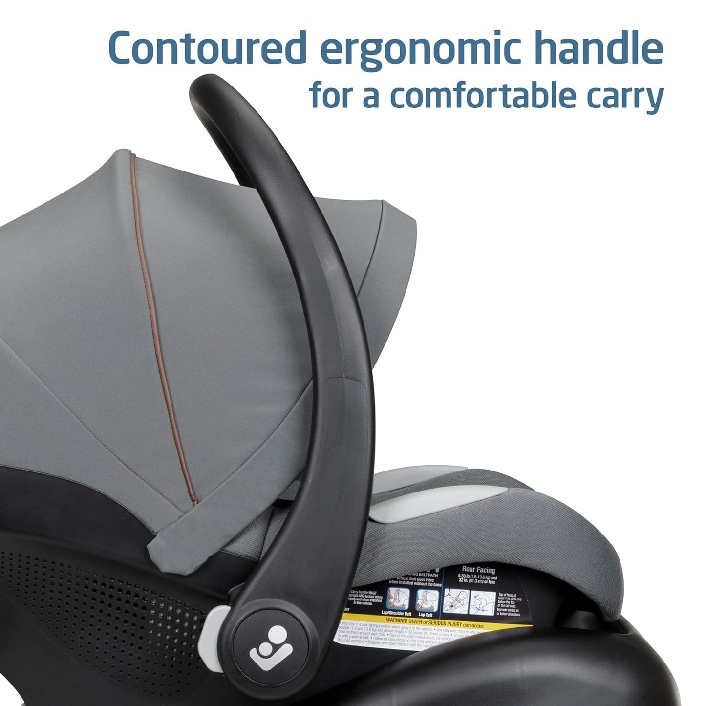 Maxi-Cosi Mico Luxe Infant Car Seat with Base, Rear Facing Car Seat for Babies, Baby Carseat 4-30 lbs, Baby Car Seats, Infant Car Seats, New Hope Tan
