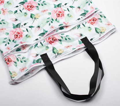 Large Hanging Wet/Dry Cloth Diaper Pail Bag for Reusable Diapers or Laundry