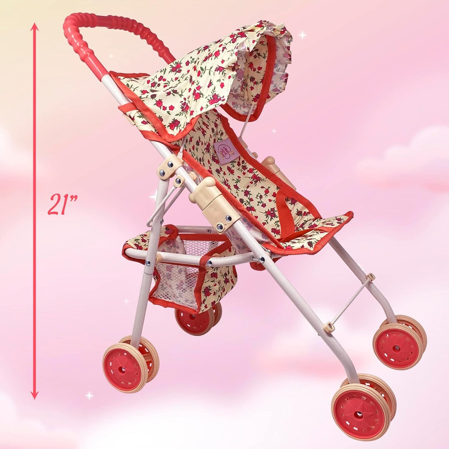 My First Doll Stroller Denim for Baby Doll