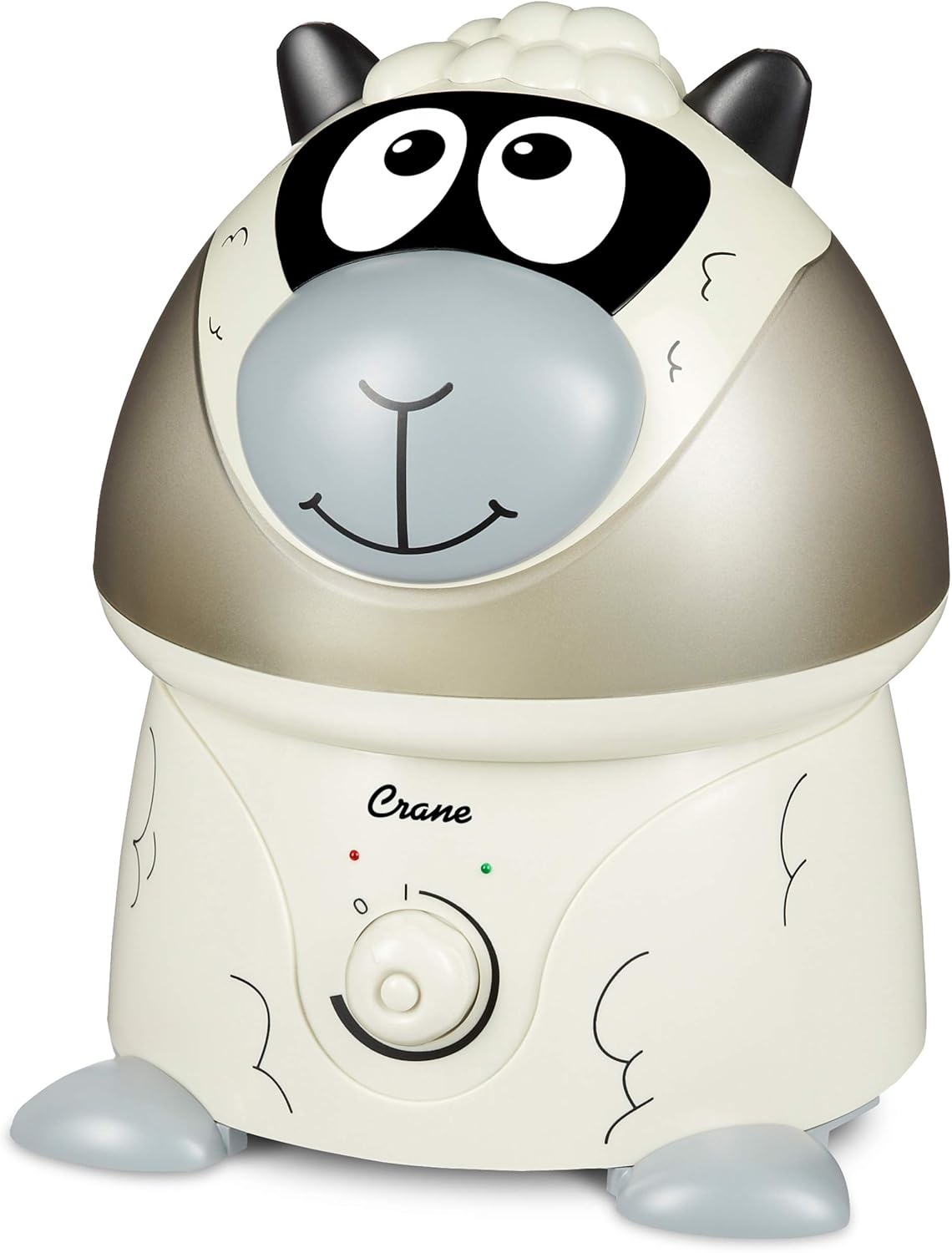 Crane Cute Animal Humidifier for Kids Bedroom and Nursery, Ultrasonic Cool Mist, 1 Gallon, Auto Shut Off, Cool Mist Humidifier