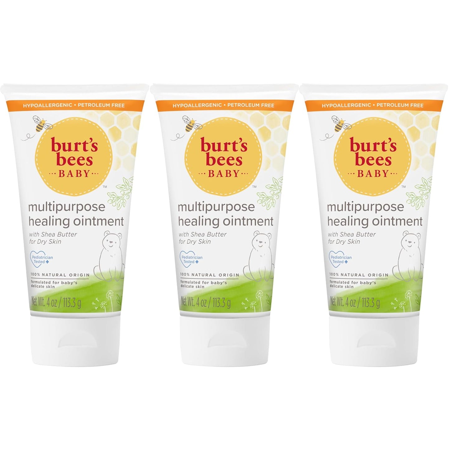 Burt's Bees Baby 100% Natural Origin Multipurpose Healing Ointment, Face & Body Baby Ointment – 7.5 Ounce Tub
