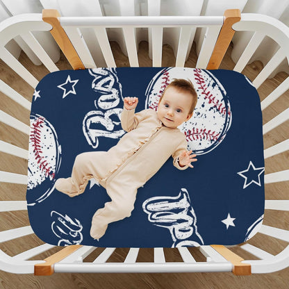 Baby Crib Sheet Cute Goose Flowers Crib Mattress for Boys and Girls Playard Sheet Soft Breathable Fitted Baby Mattress Cover 52x28in