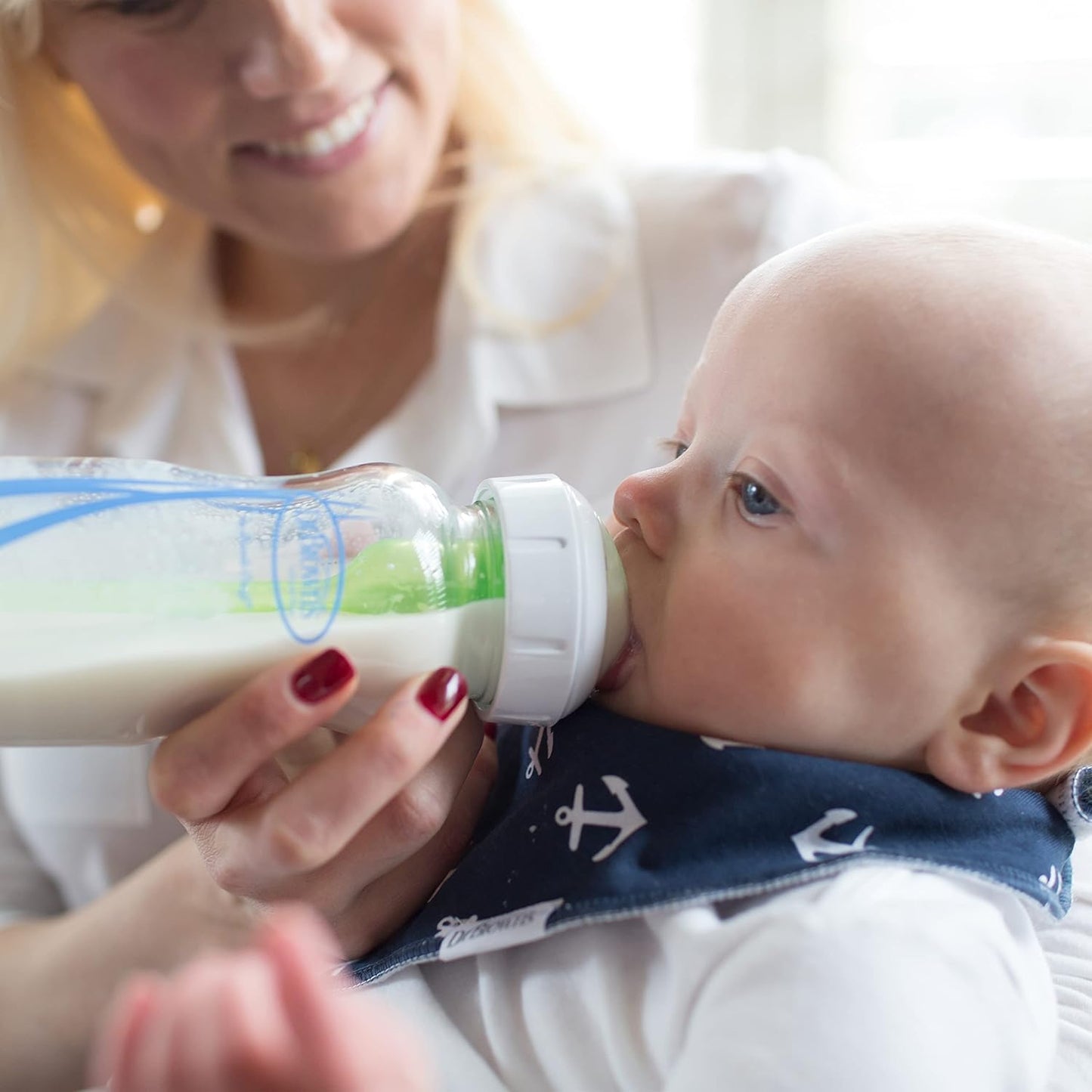 Dr. Brown's Breastfeeding Baby Bottles, Options+ Wide-Neck Breast to Bottle Feeding Set