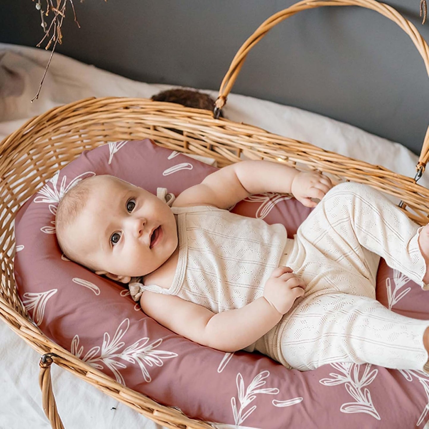 Bedside Sleeper Bassinet Fitted Sheets 20 x 33, 3 Pack Baby Delight Beside Me Dreamer,Babybond,Jimglo,koola,cowiewie,fodoss, Dream On Me Baby Square Bassinet, Pink Animal