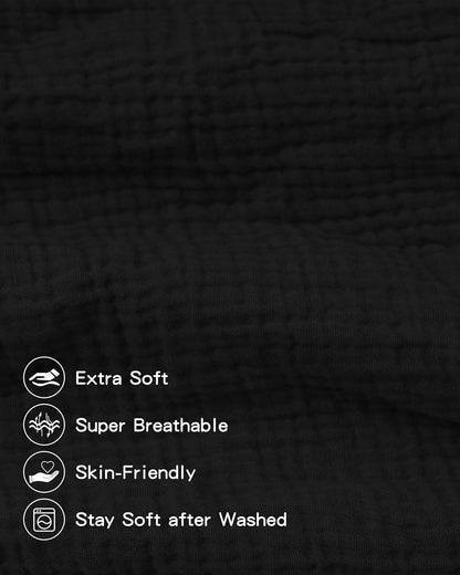 Muslin Bassinet Sheet Compatible with Maxi-COSI Iora & Iora Air Bedside Sleeper - 100% Cotton Rectangular Mattress Pad Cover (33"x20"), Breathable & Soft, Boho (1 Pack Blue)