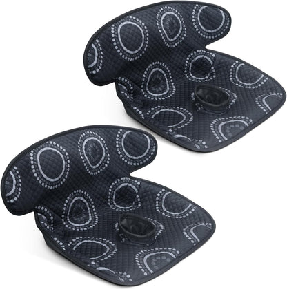 COOLBEBE Infant Car Seat Protector for Potty Training, 2 Pack Dry Waterproof Car Seat Liner Toilet Training for Baby Infant Toddler, Piddle Pads Cover Car Seat Pad for Strollers & Carseat (Grey,2PC)