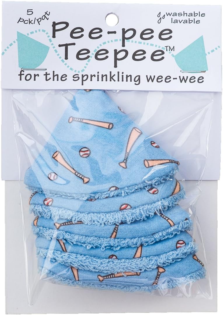 Washable Cotton Pee-Pee Teepees That Shield Baby Boys Pee During Diaper Changes. Makes a Great add-on Gift for a Baby Shower Thanks to its Fun, Gift-Ready Store Packaging. 5 Pack. Western