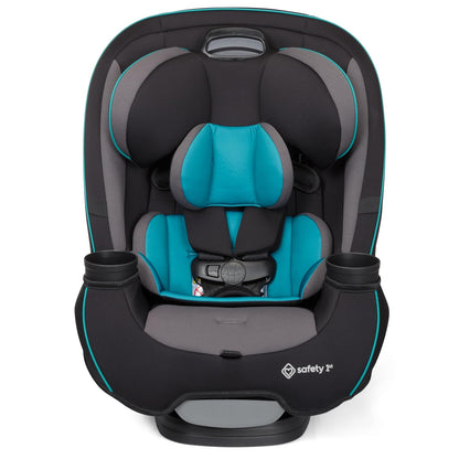 Safety 1st Grow and Go All-in-One Slim Convertible Car Seat, Rear Facing, 5-40 lbs, Forward Facing (30–65 lbs), High Back Booster Seat 40-100 pounds, Alaskan Blue