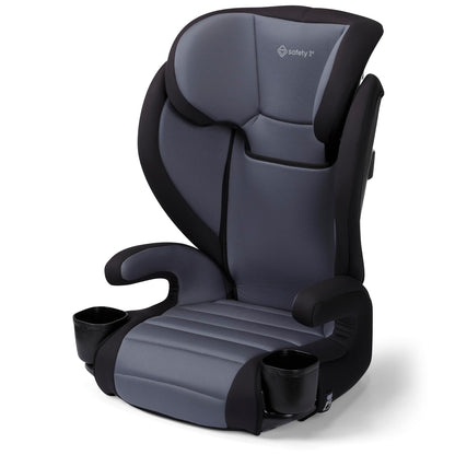 Safety 1st Grow and Go 2-in-1 Booster Car Seat with ComfortWings, Converts High-Back to Backless, 19" Wide, Fits 3 Across, Lightweight, Foldable, Easy-Clean, Cup Holders, 40-100 lbs, Beach Wave