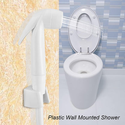 Toilet Bidet, Bathroom Bidet Toilet Wall Mounted Shower 38.2inch Pipe Handheld Bidet Spray Sprayer Sprayer Shattaf Kit, Body Cleaner Tool, for Bathroom Toilet