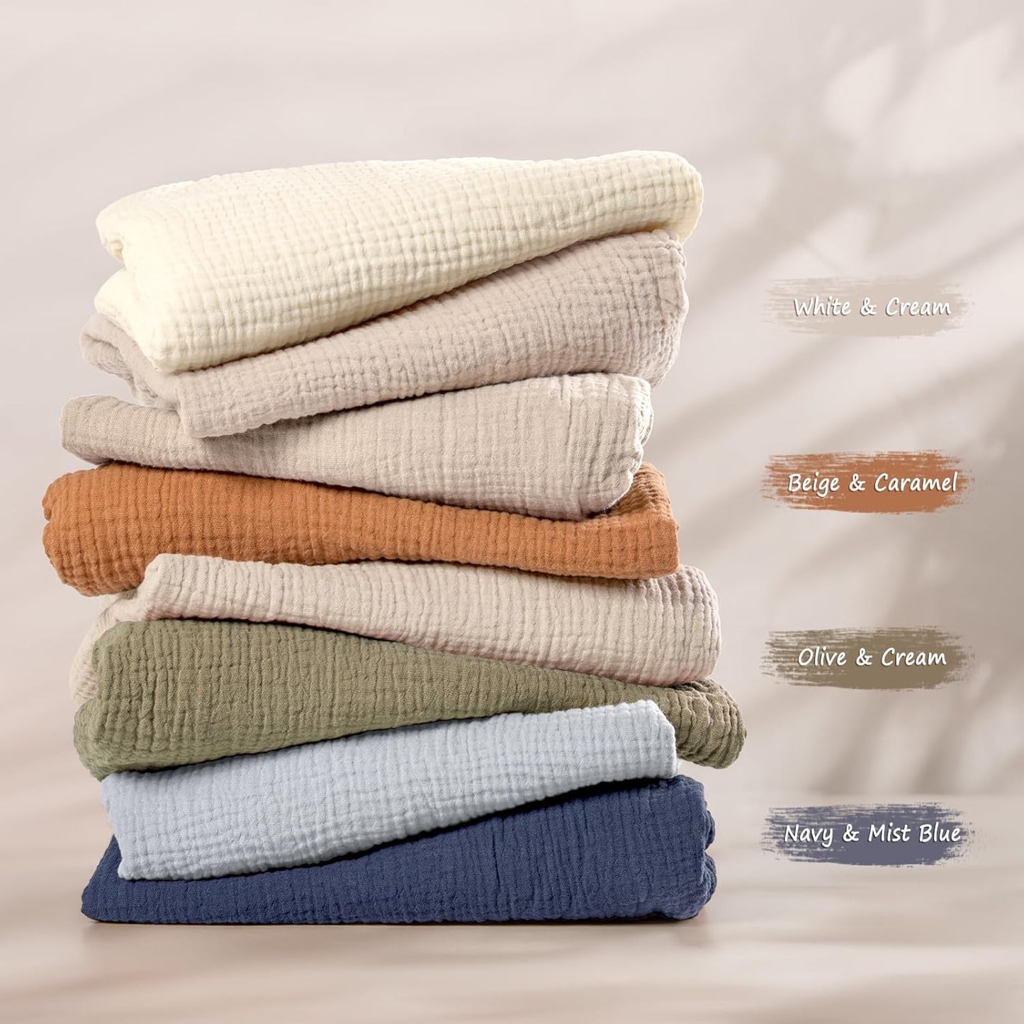 lulumoon Muslin Bassinet Sheets for Baby: Soft Bedside Sleeper Bassinet Fitted Sheets for Boys and Girls
