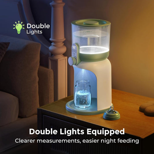 Momcozy Instant Water Warmer for Making Formula, Dual Lights for Night Feedings, 57 fl oz Large Capacity Detachable Tank, 6 Temperature Settings Water Dispenser, Breastfeeding Essentials