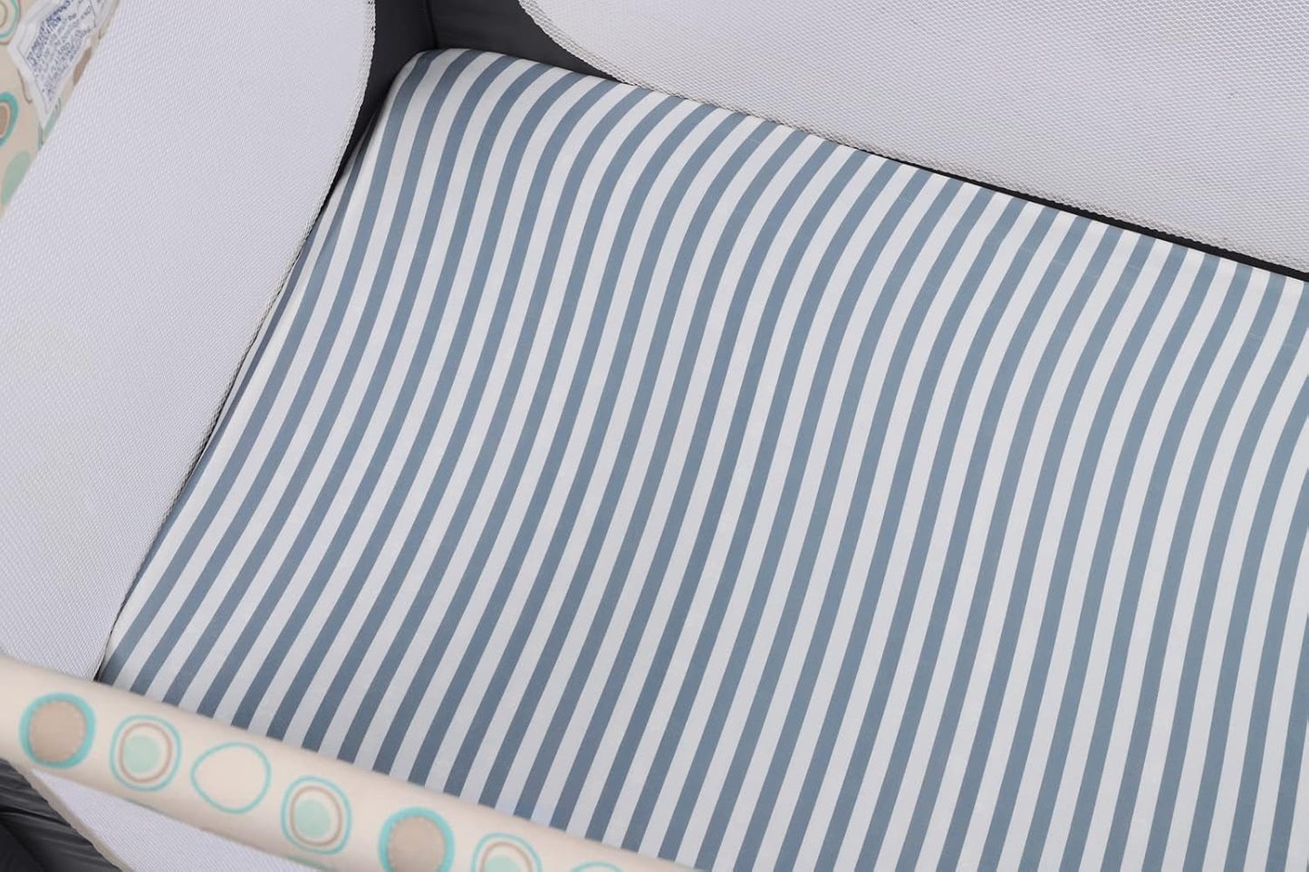 Onacosht Pack and Play Sheets 3 Pack for Baby Boy, Stretchy Jersey Knitted Portable Mini Crib Sheets Playard Mattress Cover, Woodland Animal Elephant Fox Lion Bear Giraffe Zebra Printing