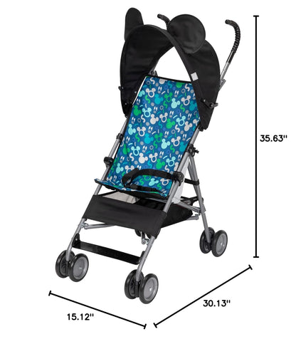 Disney Baby Character Umbrella Stroller, Eye-catching, Fun, 3D Stroller, Hide & Seek Mickey