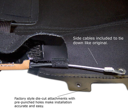 Sierra Auto Tops Convertible Top Replacement for Toyota MR2 Spyder 2000-2007, Stayfast Canvas, Beige