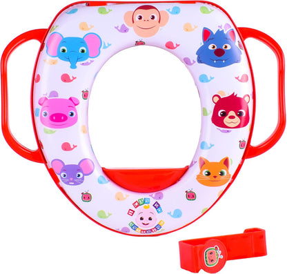 CoComelon Soft Potty Training Seat, Red