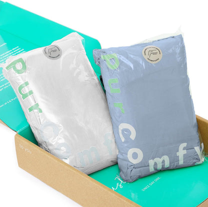 Supersoft Pack and Play Sheets Fitted, Premium Bamboo Viscose Mini Crib Sheets, Pack N Play Mattress Sheets, Graco Playard Baby Sheets Neutral for Boys Girls, 5'' Deep Pocket 2-Pack