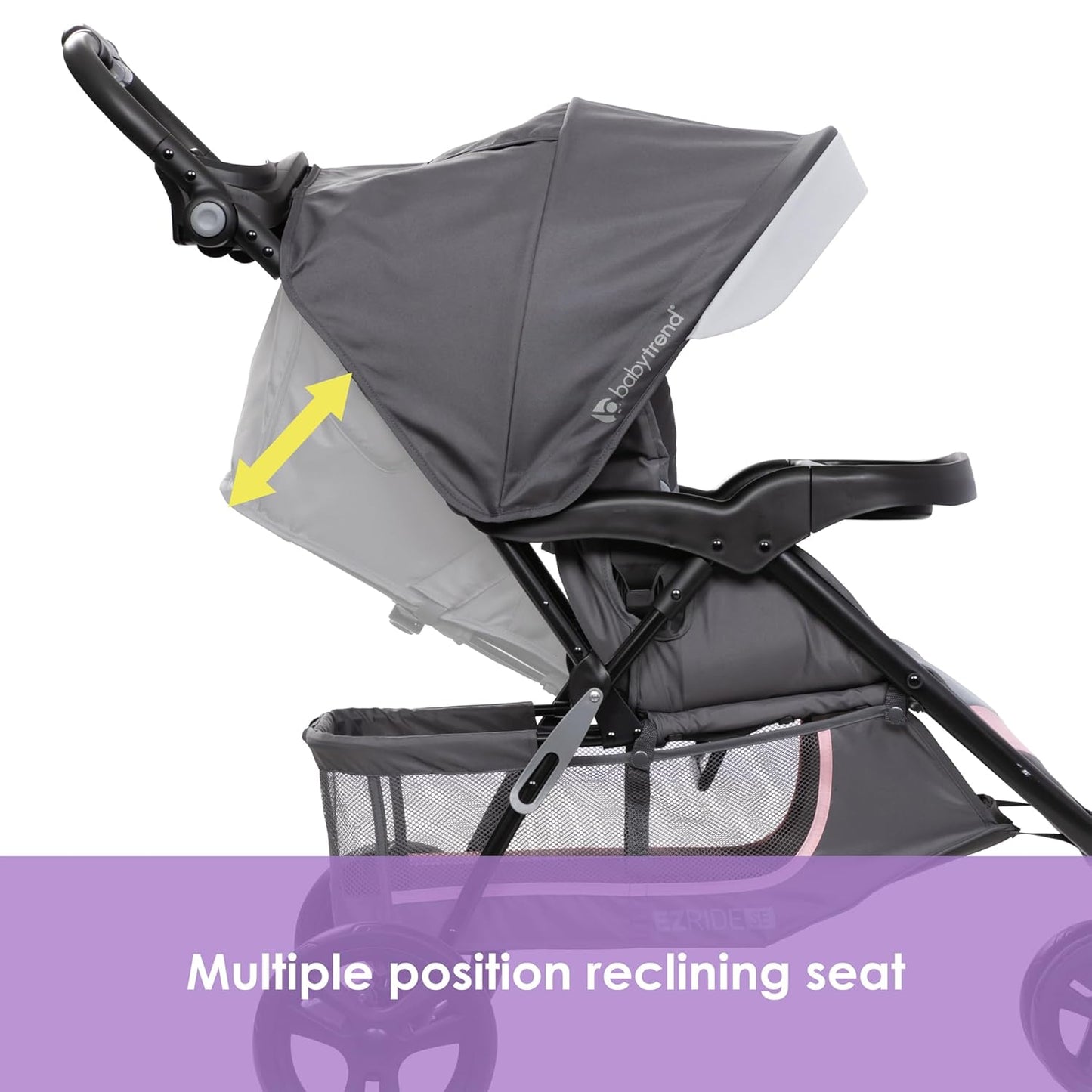 Baby Trend Stroller and EZ-Lift Infant Car Seat, EZ Ride Travel System, Dash Grey
