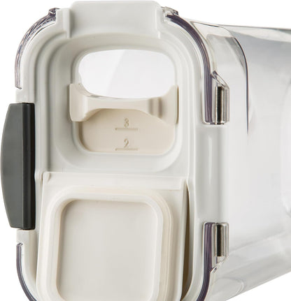 ProKeeper 1 Quart Airtight Powdered Sugar Storage Container – Grey, BPA-Free Plastic