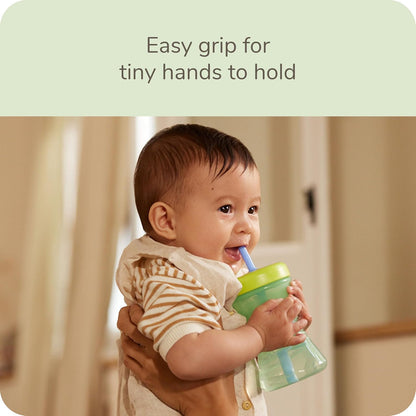 NUK Fun Grips Hard Spout Sippy Cup 10 oz. | Easy to Hold BPA Free Spill Proof Toddler Cup 4pk