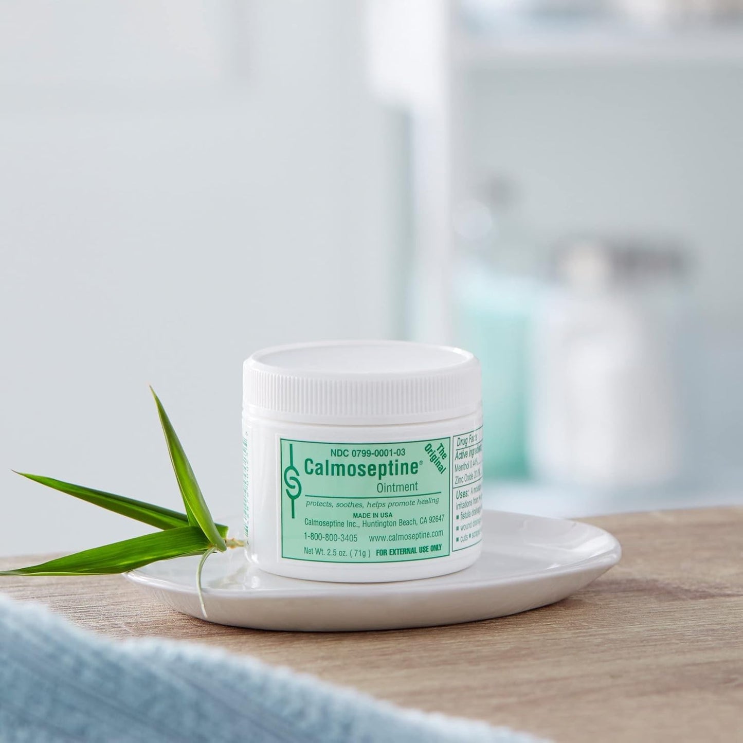 CALMOSEPTINE Diaper Rash Ointment Jar, 2.5 Oz (2 Pack)