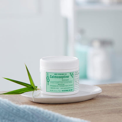 CALMOSEPTINE Diaper Rash Ointment Jar, 2.5 Oz (2 Pack)