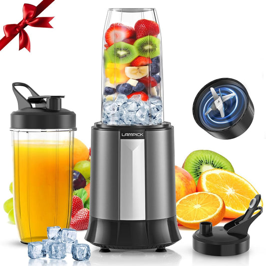 Blenders for Smoothie, 900W Personal Blender for Shakes and Smoothies with 2 * 22oz BPA Free Portable Cups, Small Juicer for Protein Shake, Baby Food, Frozen Drink