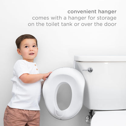 Ubbi Multi-Use Potty and Utility Hook, No Hardware Or Installation Needed, Durable and Sturdy to Hang Over Toilet Tank Or Door, Polypropylene, White