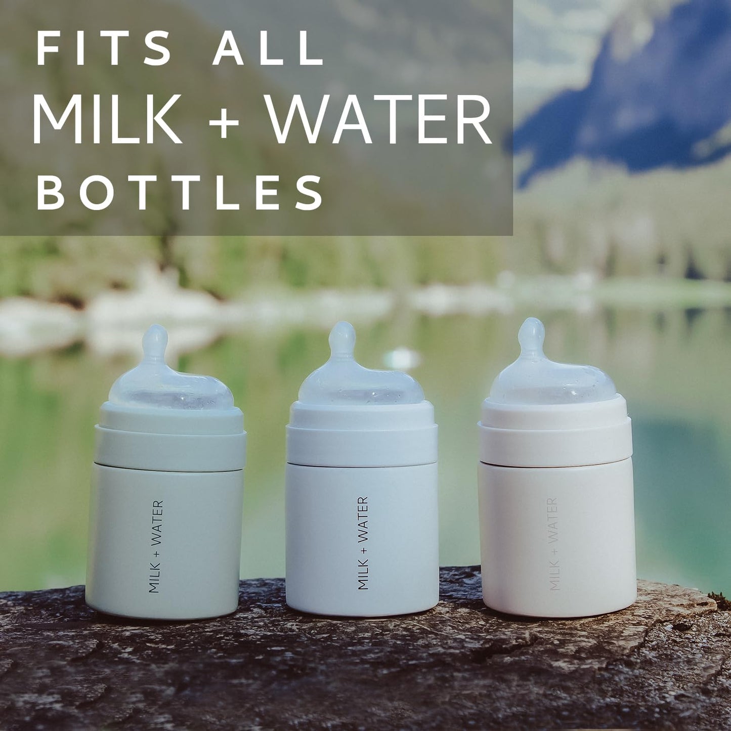 MILK & WATER All in One Baby Bottle & Baby Formula Dispenser On the Go, 5oz - Keeps Water Warm & Formula Fresh - Baby Formula Mixing Bottle with Anti Colic Nipple - Leak-Proof - 3+ Months (Pink)